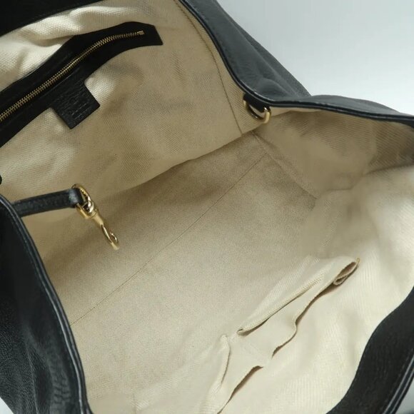 GUCCI Soho Black Leather Tote 818-041825 - Picture 10 of 12